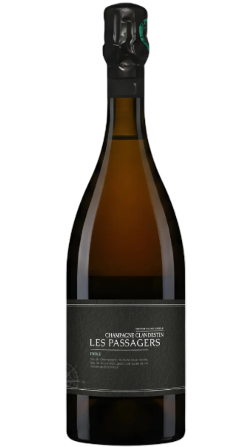 Champagne Brut Nature Les Passagers Fiole - R23 - Champagne Clandestin
