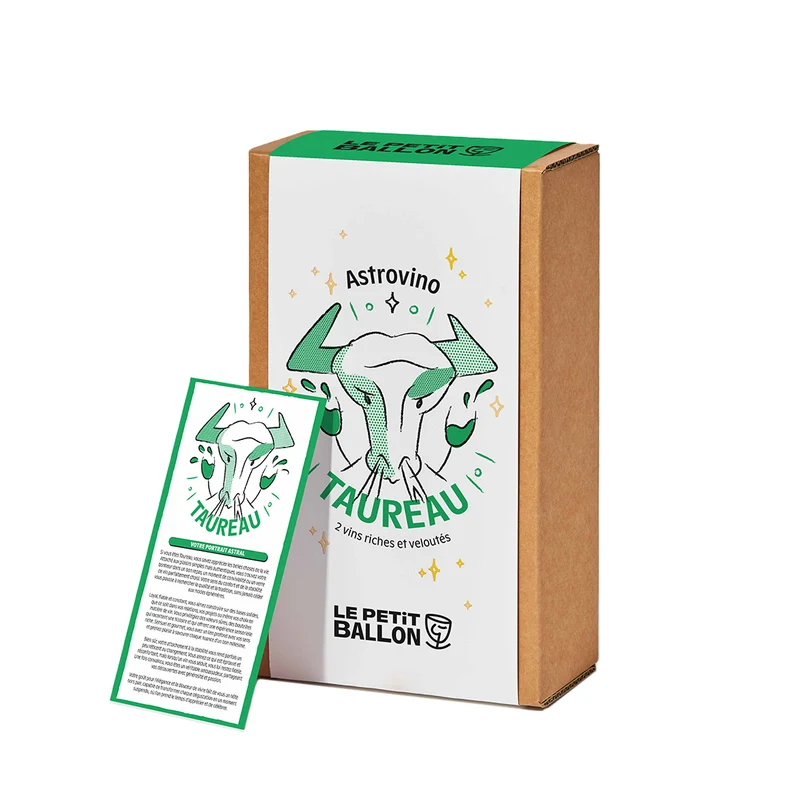 Coffret Astro - Signe Taureau - 2 bouteilles