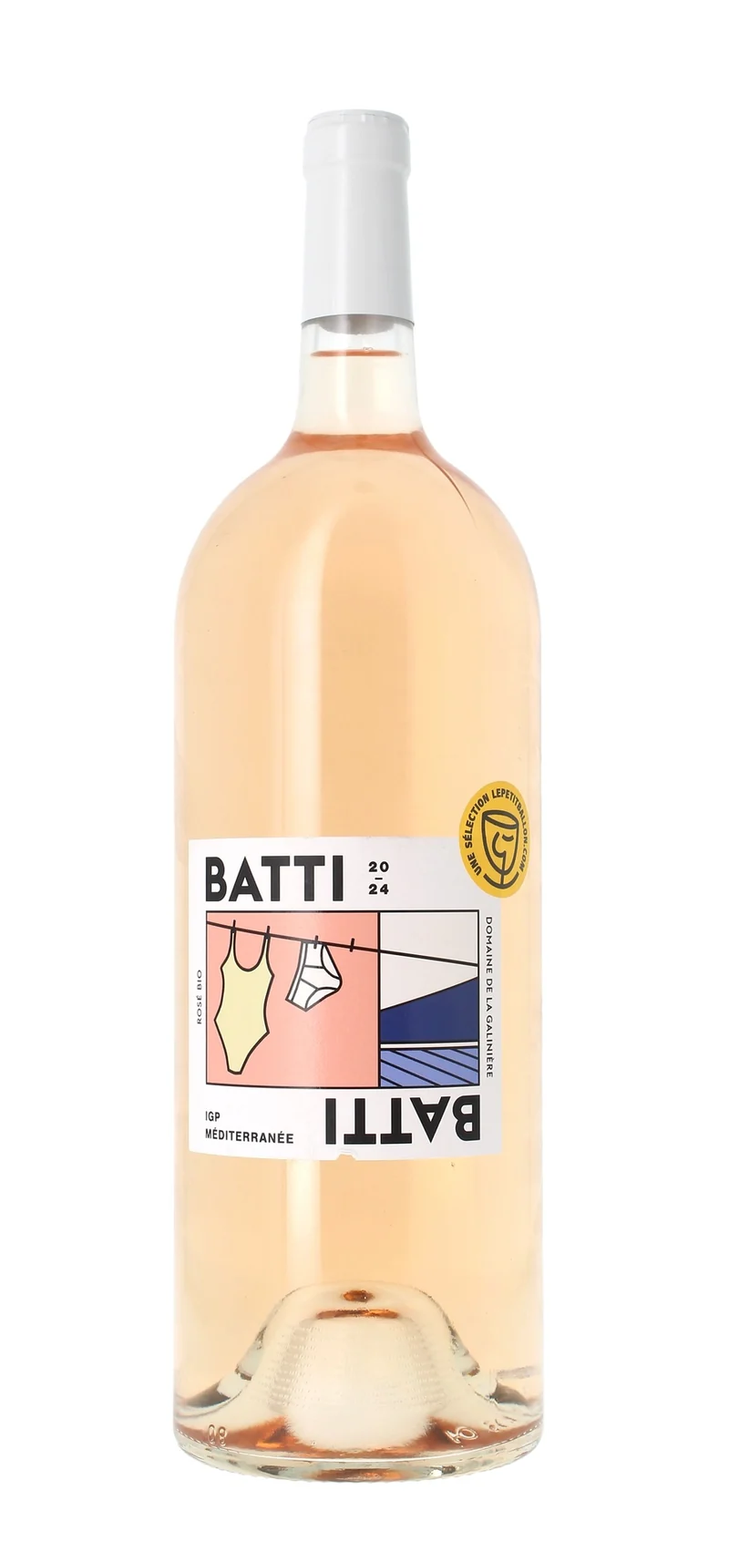 Domaine de La Galinière - Batti Batti - Magnum - IGP Méditerranée - Rosé - 2024