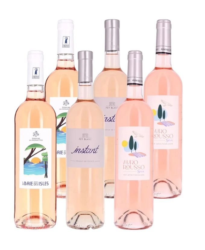 Mini prix, maxi fraicheur - 6 bouteilles - Rosé