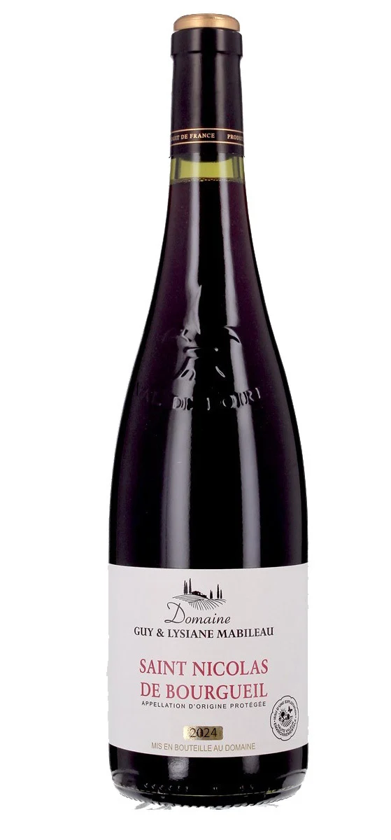 Domaine Guy et Lysiane Mabileau - Saint-Nicolas-de-Bourgueil - AOP Saint-Nicolas-de-Bourgueil - Rouge - 2024