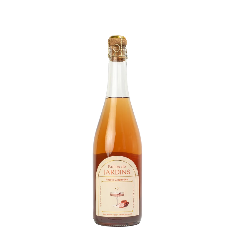 Pétillant Sans Alcool Rose Gingembre