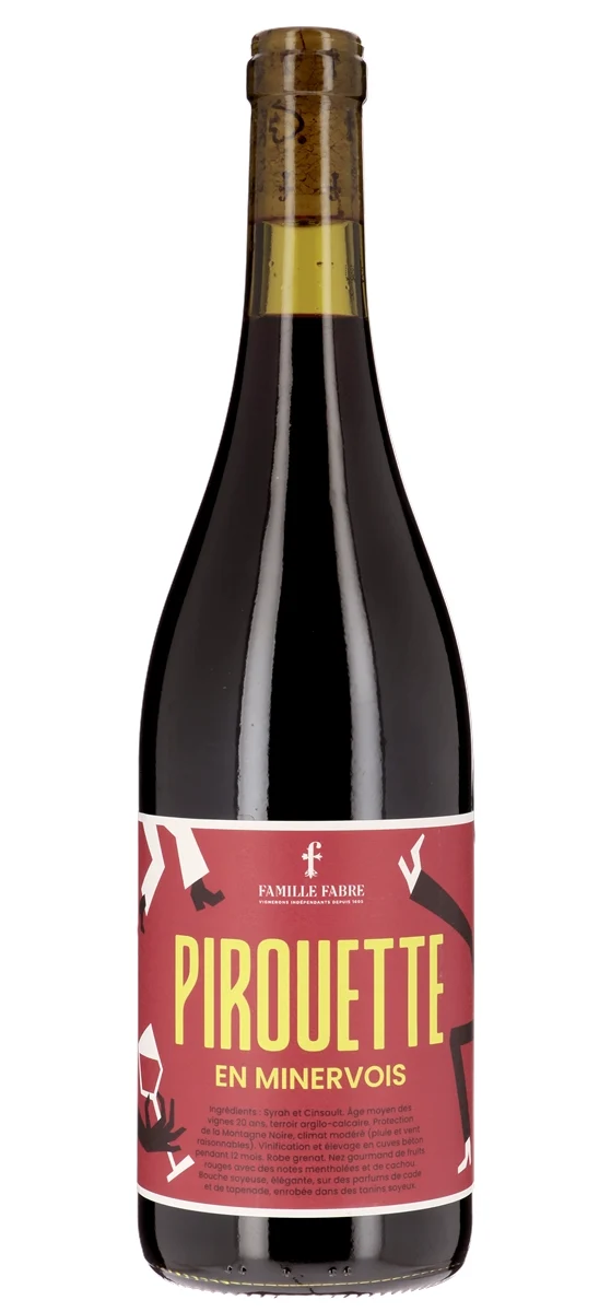 Famille Fabre - Pirouette en Minervois - AOP Minervois - Rouge - 2022