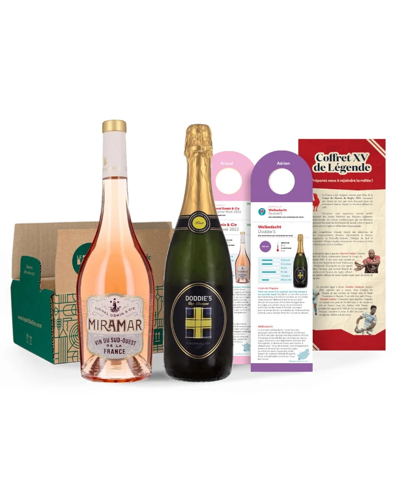 Coffret XV de Légende France vs Royaume Uni - 2 bouteilles