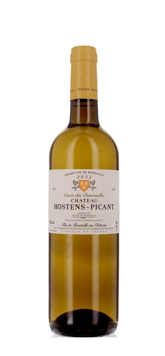 Château Hostens-Picant - Cuvée des demoiselles - AOP Sainte-Foy-Bordeaux - Blanc - 2022