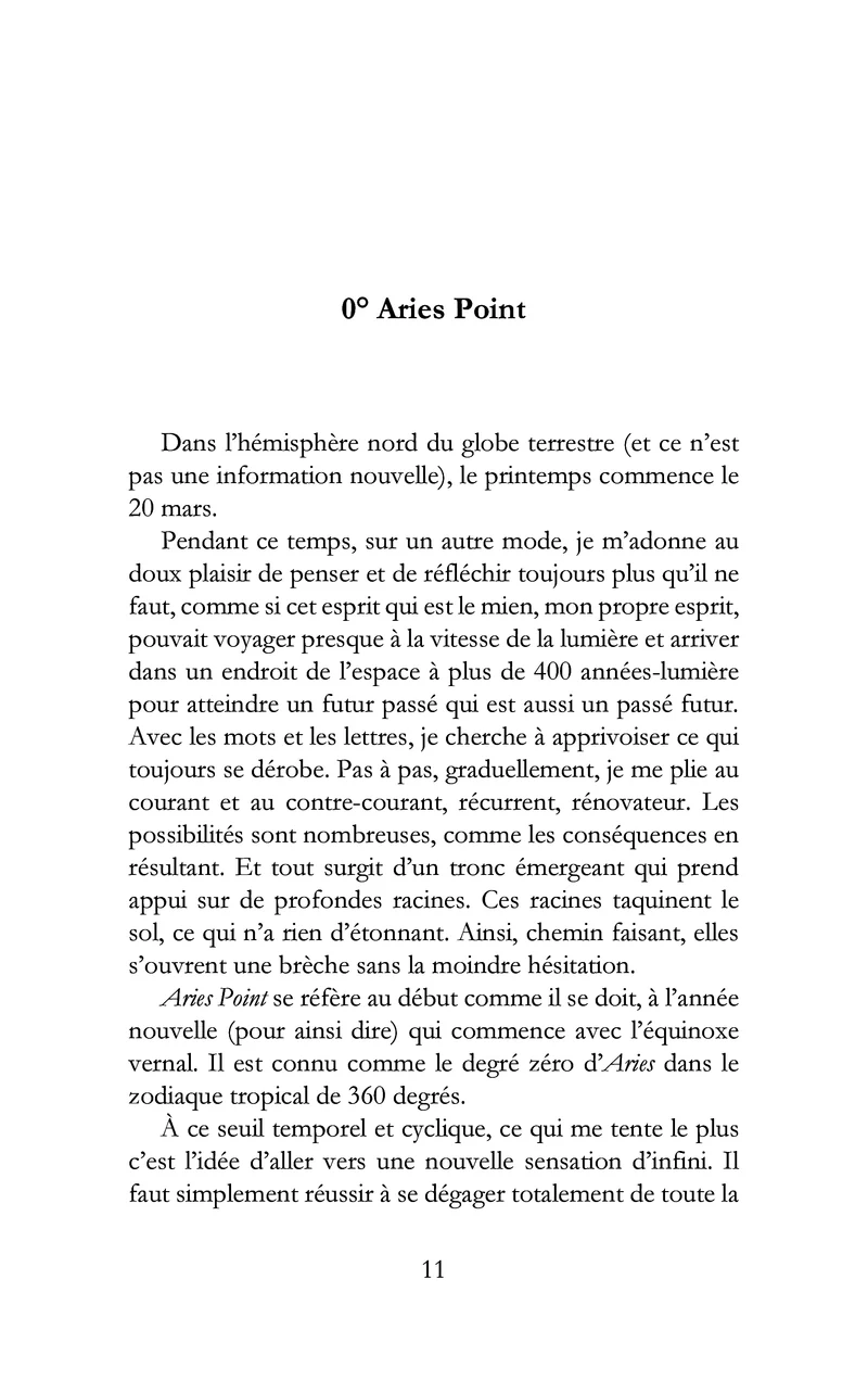 Aries Point ou Le voyage de Pléioné