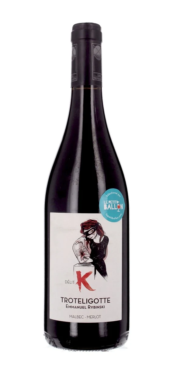 Clos Troteligotte - Délit K - Vin de France - Rouge - 2022