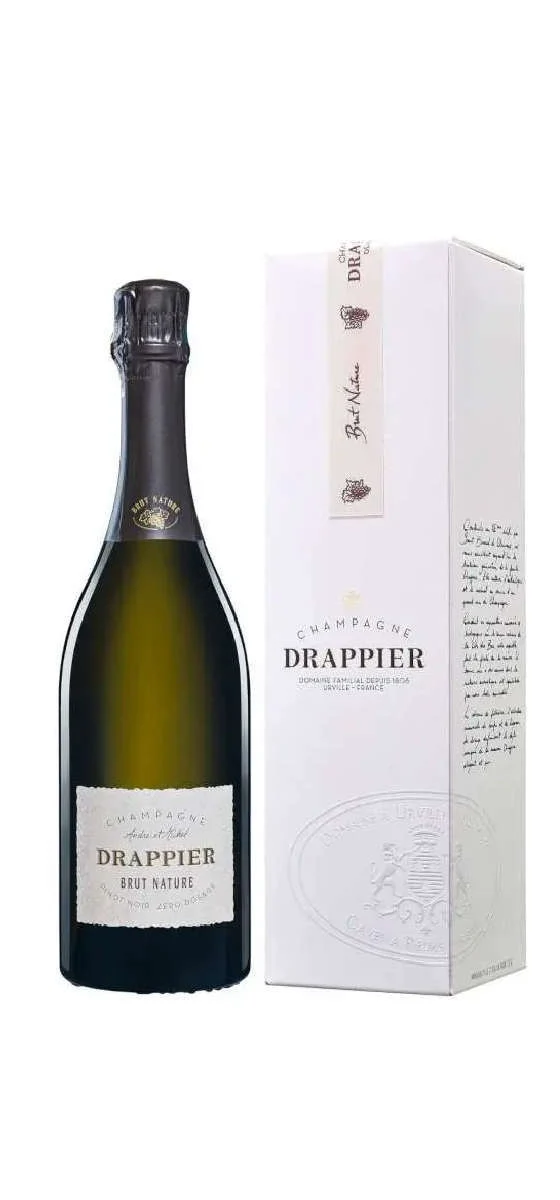 Champagne Drappier - Brut Nature & étui - AOP Champagne - Blanc