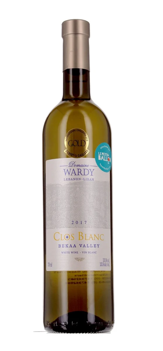 Domaine Wardy - Clos blanc - Bekaa (Liban) - Blanc - 2017