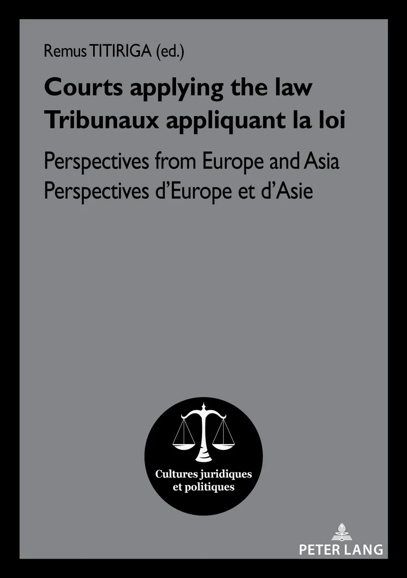Courts applying the law / Tribunaux appliquant la loi