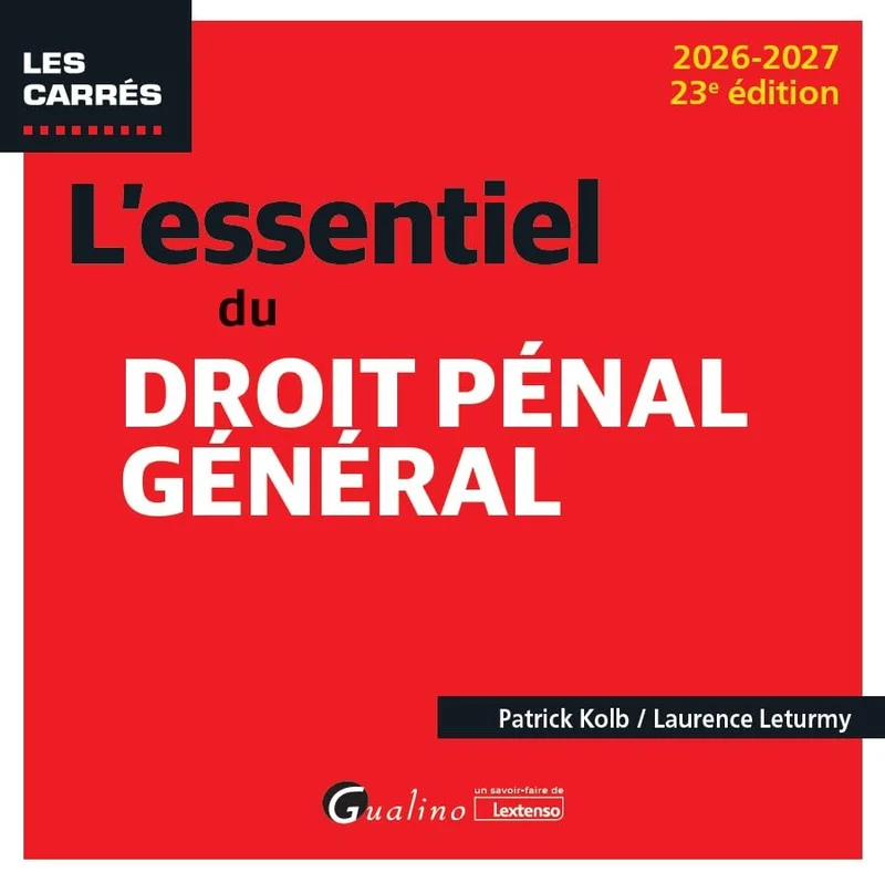 L'essentiel du droit pénal général