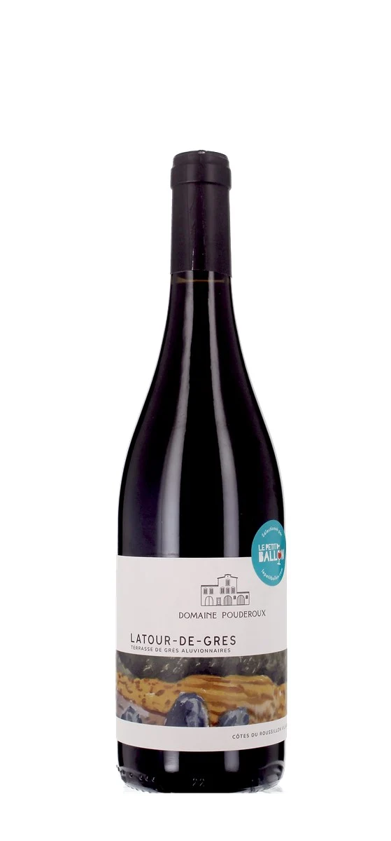 Domaine Pouderoux - Latour-de-Grès - AOP Côtes-du-Roussillon-Villages - Rouge - 2022