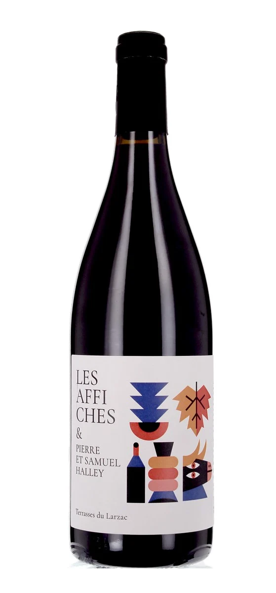 Les Affiches & Pierre et Samuel Halley - Terrasses du Larzac - AOP Terrasses du Larzac - Rouge - 2021