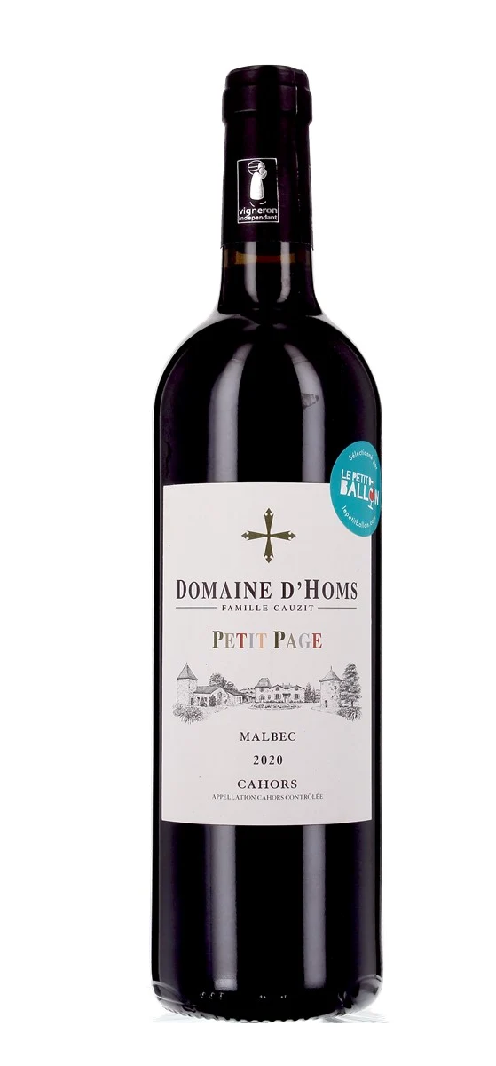 Domaine d'Homs - Petit Page - AOP Cahors - Rouge - 2020
