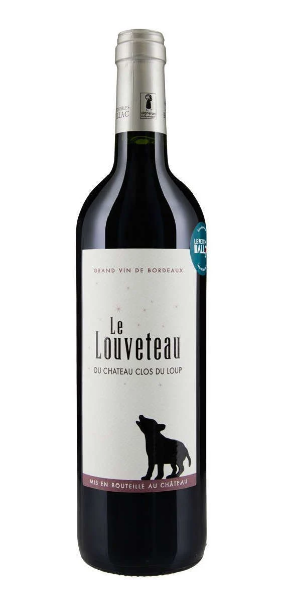 Vignobles Bouillac - Louveteau - AOP Blaye-Côtes-de-Bordeaux - Rouge - 2015