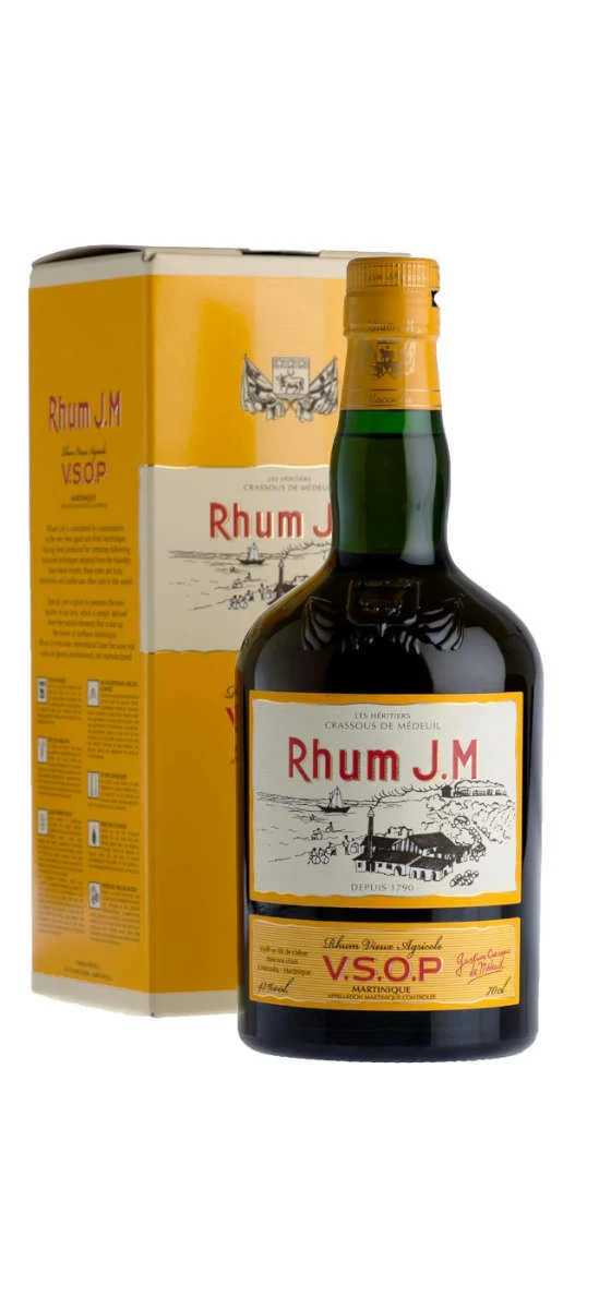 Rhum JM - Vieux Agricole VSOP & étui - AOP Rhum Martinique