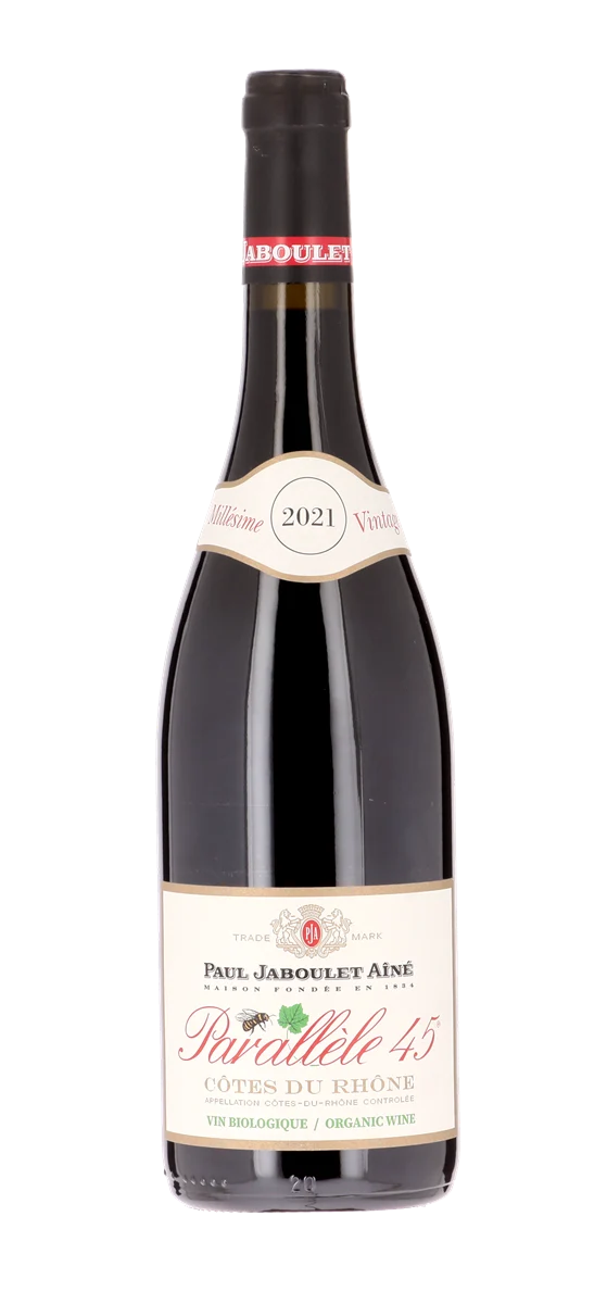 Domaines Paul Jaboulet Aîné - Parallèle 45 Rouge - AOP Côtes-du-Rhône - Rouge - 2021