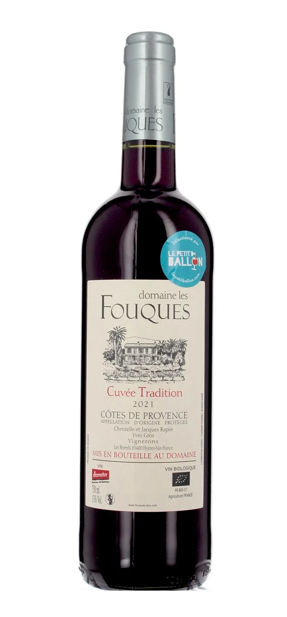 Domaine les Fouques - Cuvée Tradition - AOP Côtes-de-Provence - Rouge - 2021
