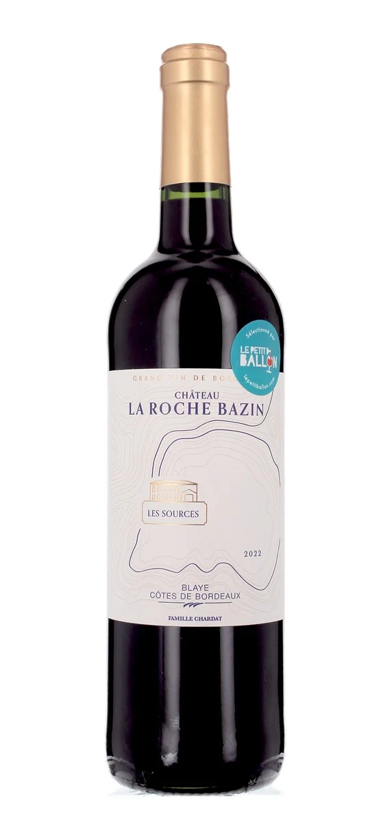 Château la Roche Bazin - Les Sources - AOP Blaye-Côtes-de-Bordeaux - Rouge - 2022