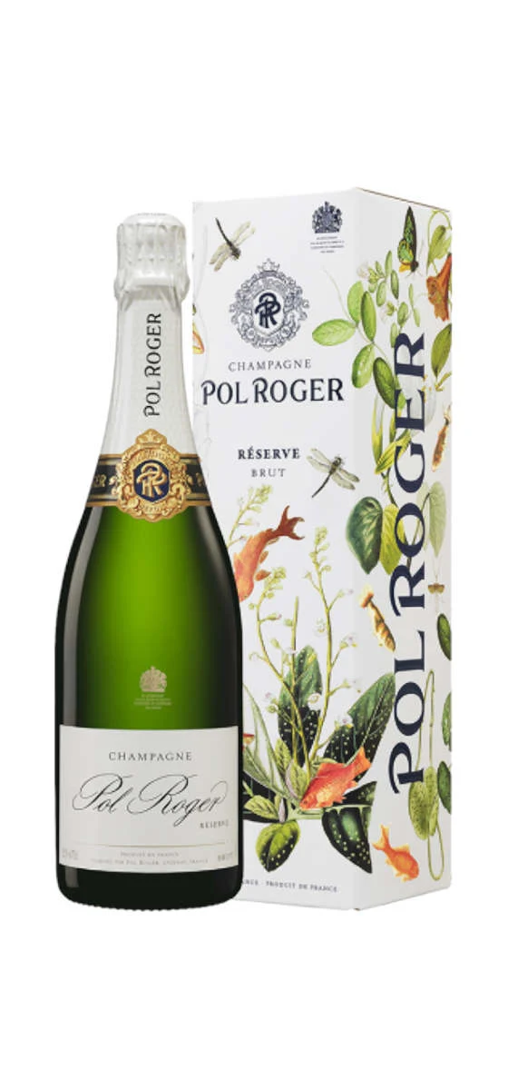 Champagne Pol Roger - Brut & étui - AOP Champagne - Blanc