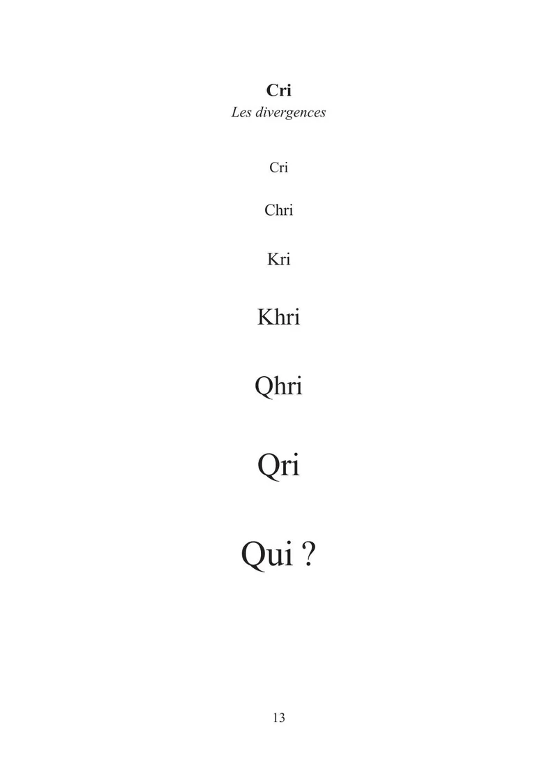 Ce qui tremble encore