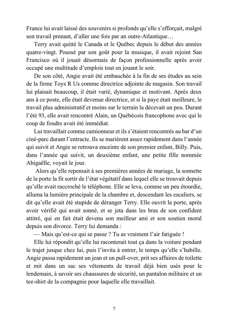 Un point de lumière dans l'obscurité