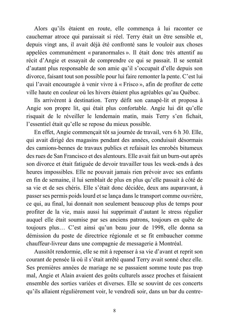 Un point de lumière dans l'obscurité
