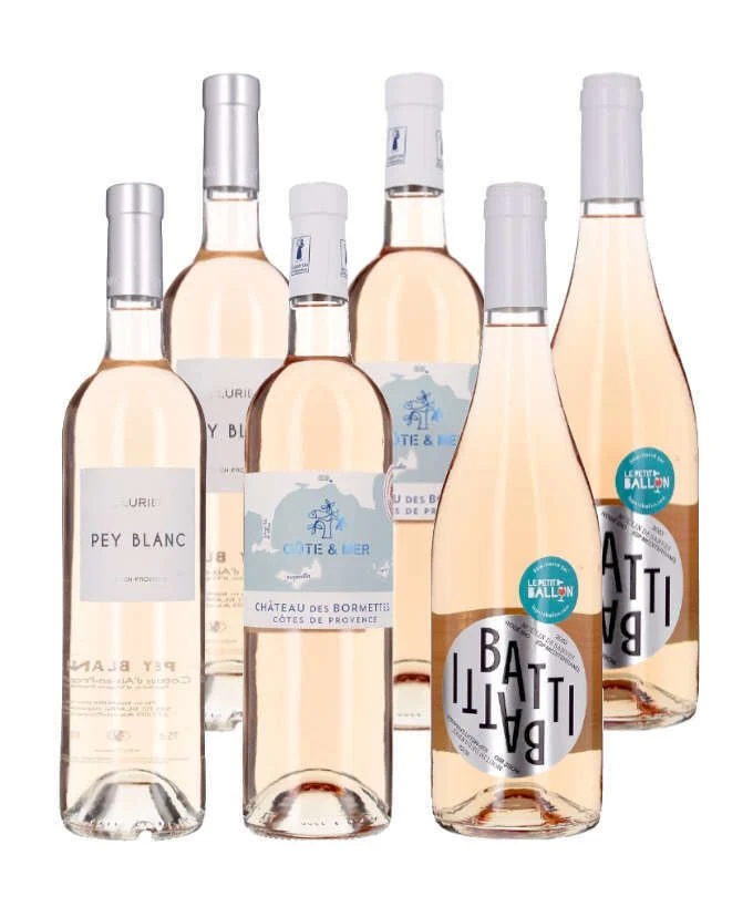Coffrets Rosés Provence - 6 bouteilles - Rosé