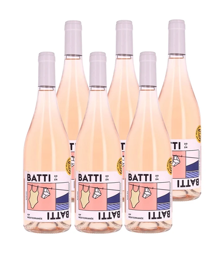 Batti Batti - 6 bouteilles - Rosé - 2023