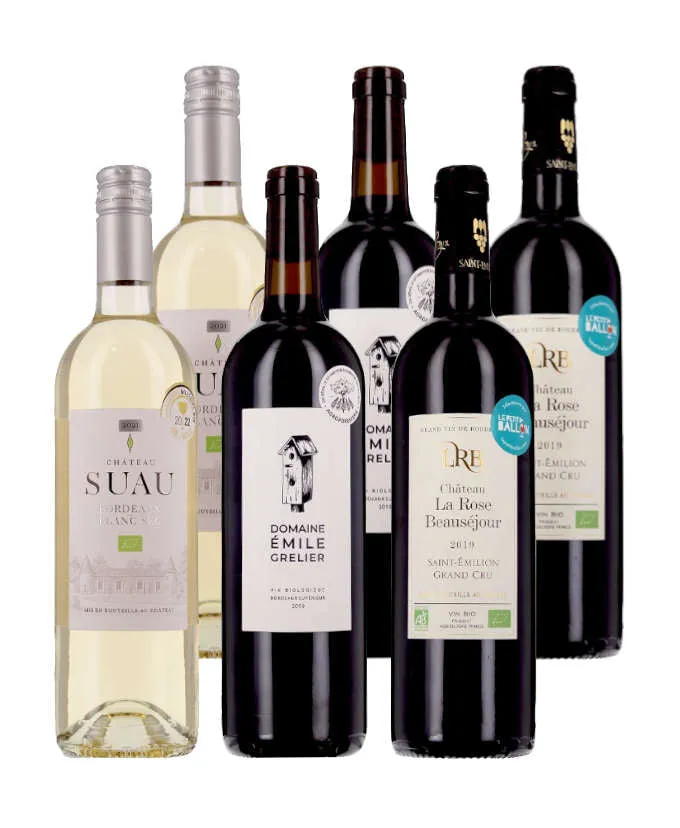 Bordeaux 100% bios - 6 bouteilles
