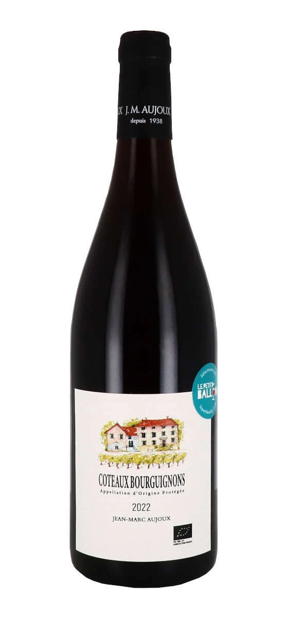 Maison J.M Aujoux - Coteaux Bourguignons - AOP Coteaux Bourguignons - Rouge - 2022