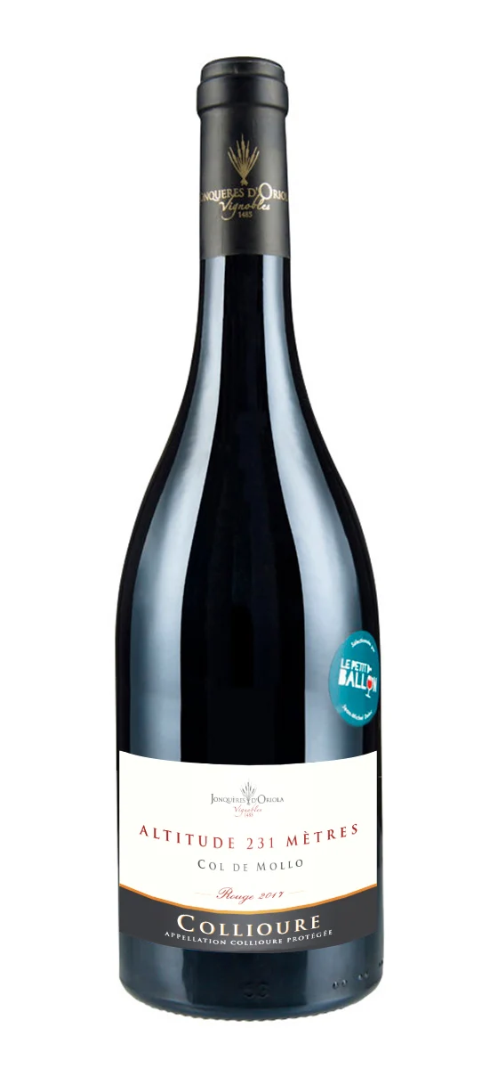 Domaine du Col de Mollo - AOP Collioure - Rouge - 2017