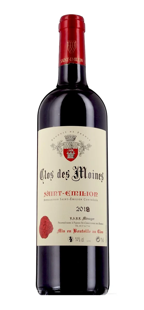 Clos des Moines - AOP Saint-Émilion - Rouge - 2021