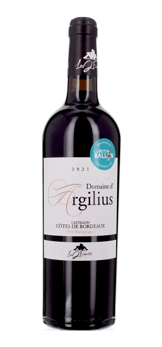Les 2 frérots - AOP Castillon-Côtes-de-Bordeaux - Rouge - 2021