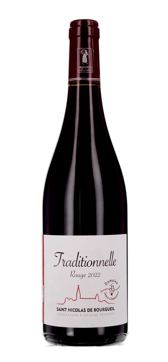 Domaine Damien Bruneau - Tradiitonnelle Rouge - AOP Saint-Nicolas-de-Bourgueil - Rouge - 2022