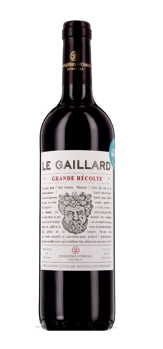 Domaine Jonquères d'Oriola - Le Gaillard 2020 - AOP Côtes-du-Roussillon - Rouge - 2020