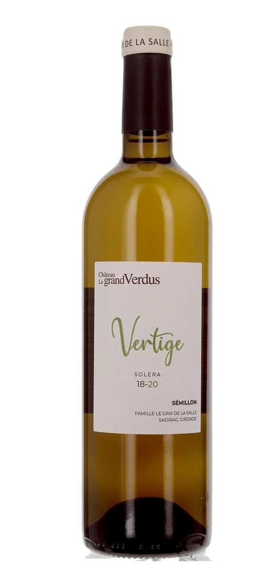 Château Le Grand Verdus - Vertige SOLERA - AOP Bordeaux Supérieur - Blanc