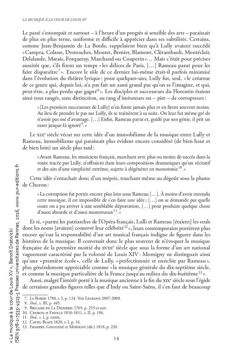 La musique à la cour de Louis XV