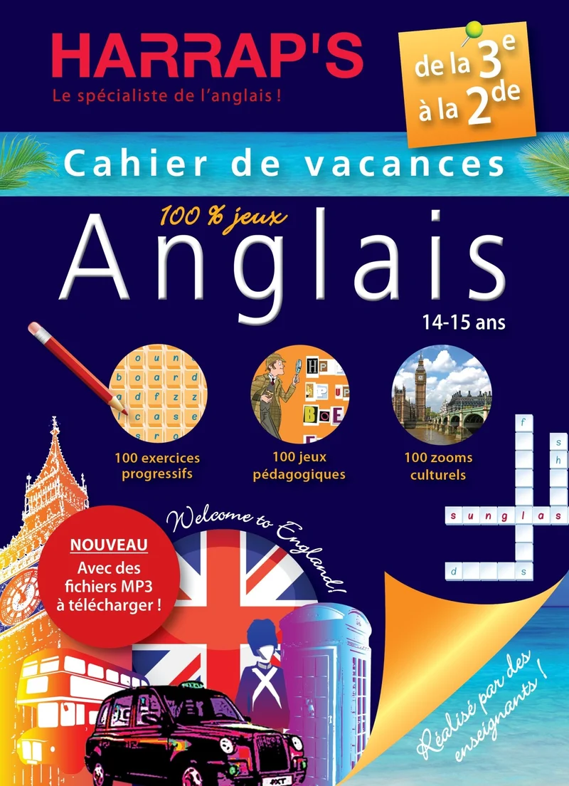 Harrap's cahier de vacances Anglais 3ème