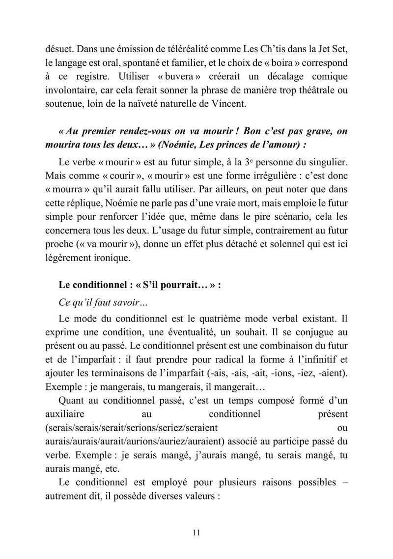 La langue française dans les émissions de téléréalité