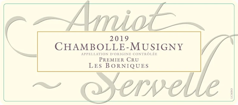 Chambolle-Musigny 1er Cru Les Borniques - 2019 - Domaine Amiot-Servelle
