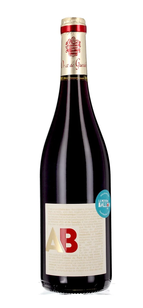 Château d'Or et de Gueules - ABoire - IGP Coteaux du Pont du Gard - Rouge - 2021