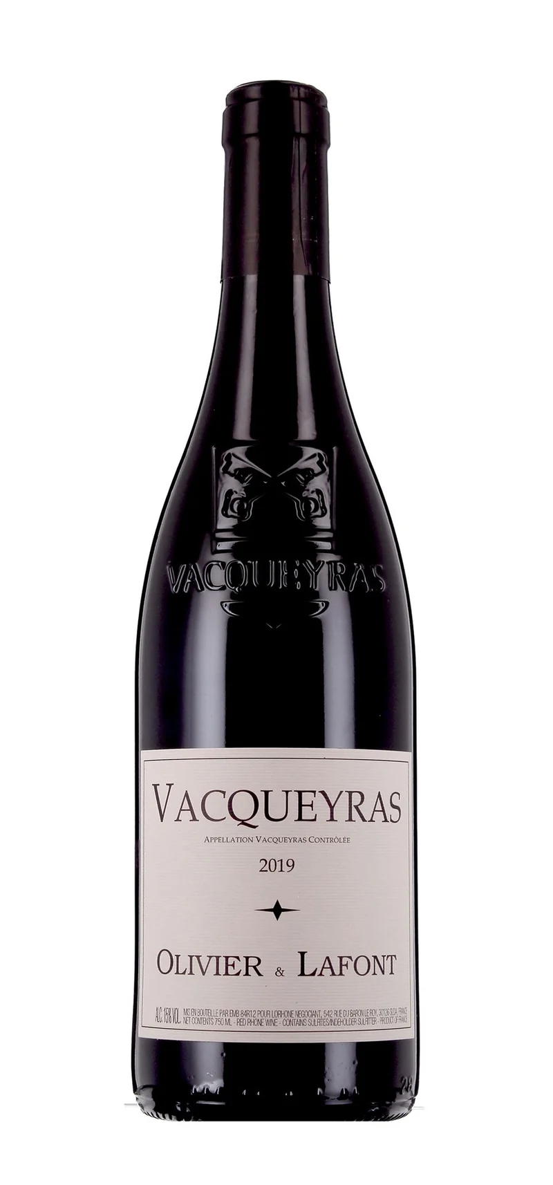 Olivier & Lafont - AOP Vacqueyras - Rouge - 2020