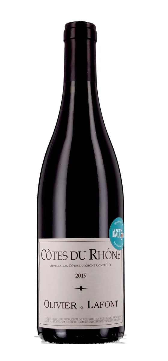 Olivier & Lafont - AOP Côtes-du-Rhône - Rouge - 2019