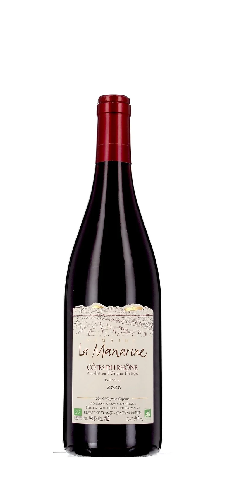 Domaine la Manarine - AOP Côtes-du-Rhône - Rouge - 2020