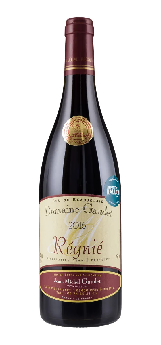 Domaine Gaudet - AOP Régnié - Rouge - 2016