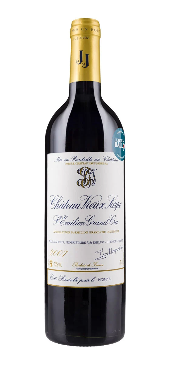 Château Haut-Sarpe - AOP Saint-Émilion Grand Cru - Rouge - 2007