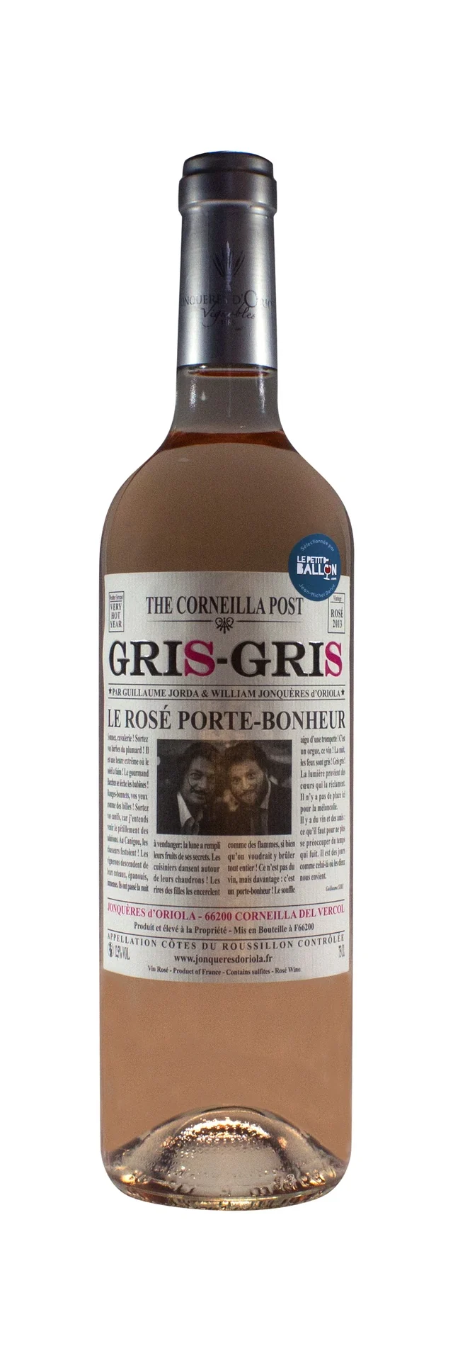 Domaine Jonquères d'Oriola - AOP Côtes-du-Roussillon - Rosé - 2013