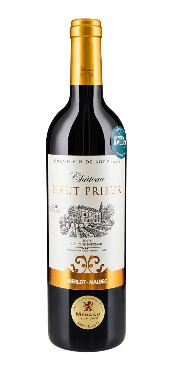 Château Haut Prieur - AOP Blaye-Côtes-de-Bordeaux - Rouge - 2016