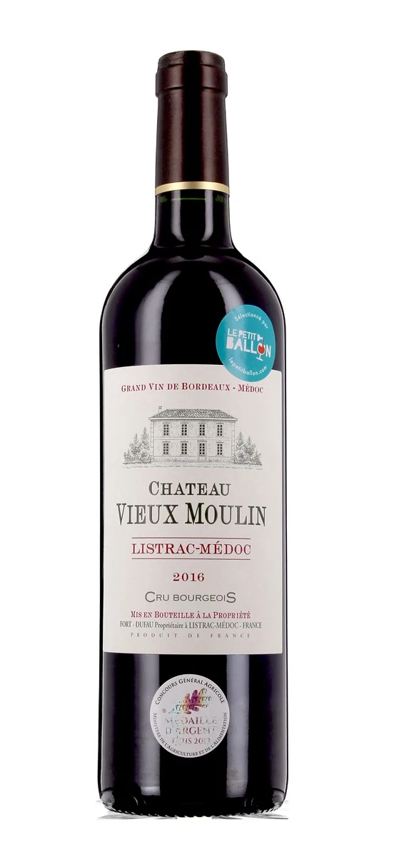 Château Vieux Moulin - AOP Listrac-Médoc - Rouge - 2016